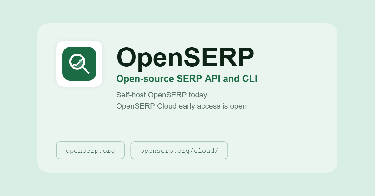 OpenSERP
